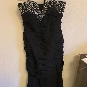 Prom dresses -black & maroon